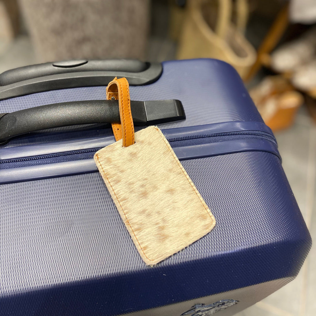 Assorted Tan Luggage Tag