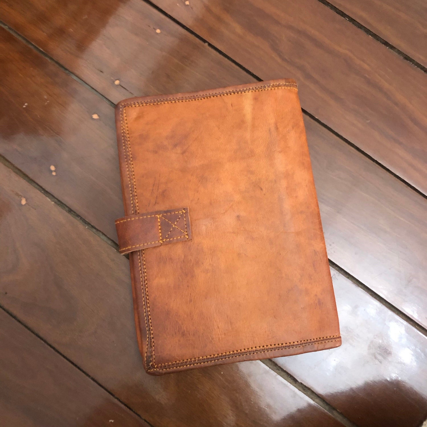 Leather A5 Cover with buckle