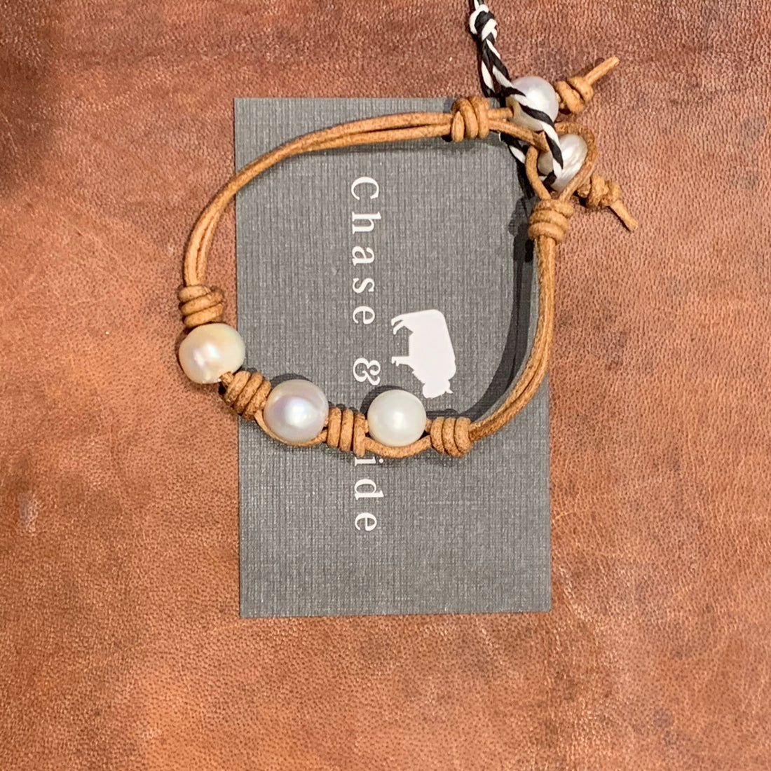 Natural Brown and Freshwater Pearl bracelet 