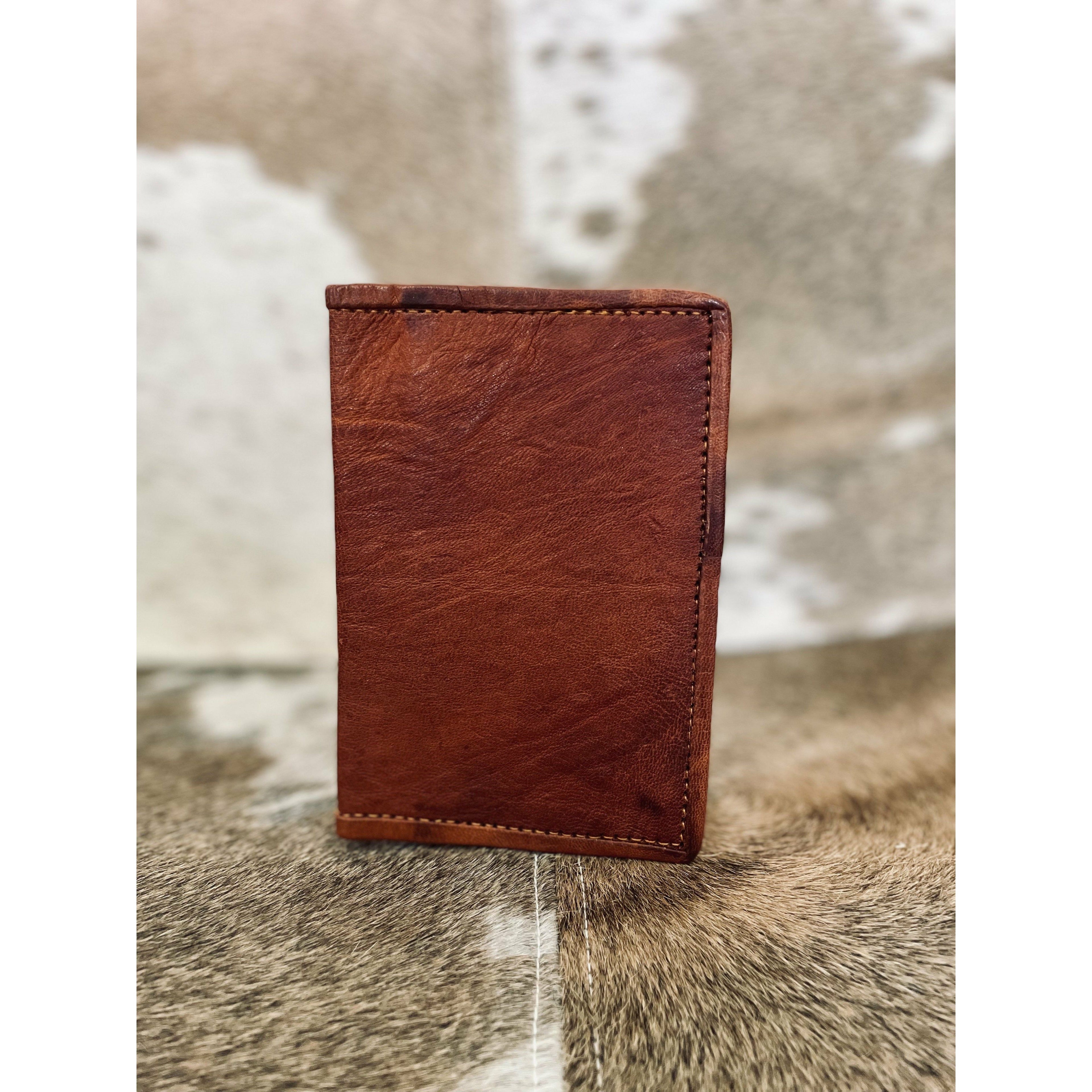 Leather note cover/passport cover